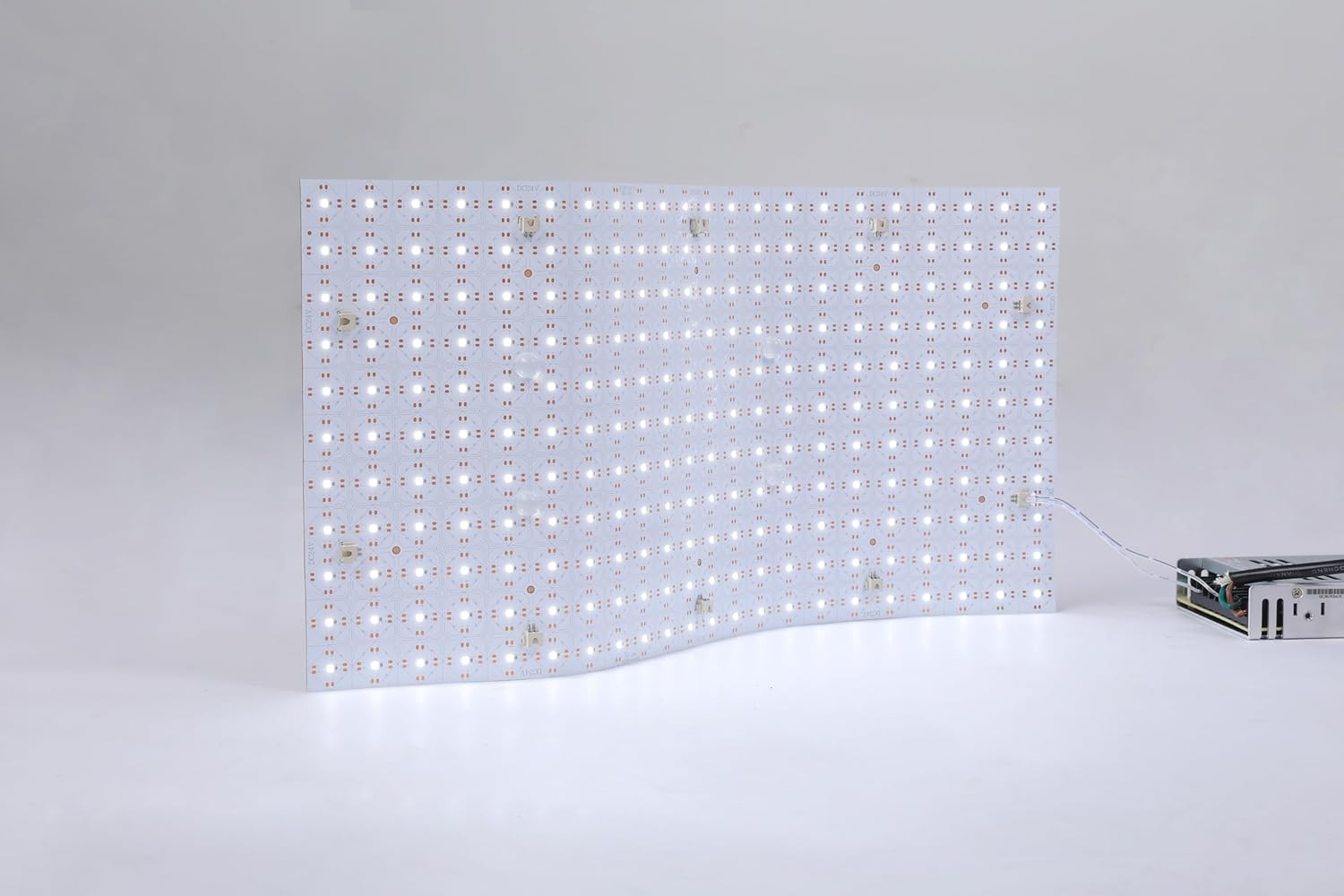 4PCS Soft LED Backlight Sheet 28W 6000K White Color Backlit Flexible cuttable 19.3X9.6 inch for Translucent countertop Indoor