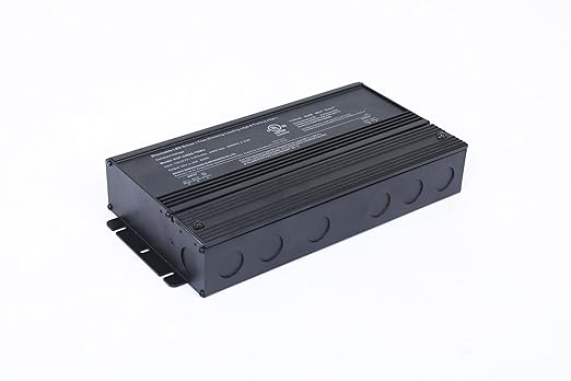 600W Dimmable LED Driver 24V, Triac Transformer for Single White Color AC to DC Power Supply, Compatible with Lutron, Leviton Dimmer, IP66 Waterproof UL List Class2